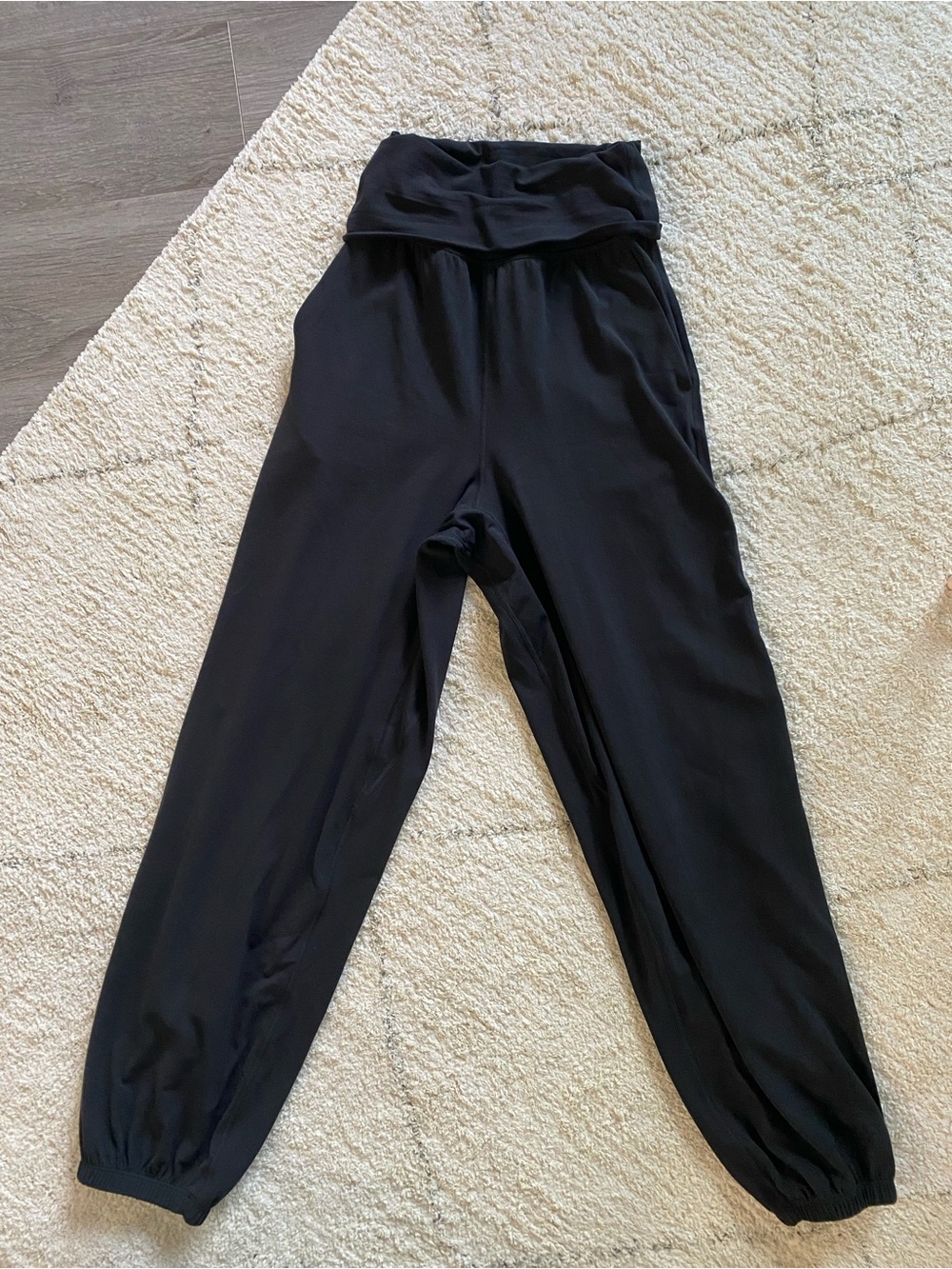 Lululemon Align Foldover Harem Jogger - Black - Size 2